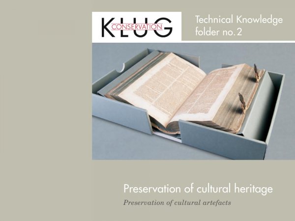 Technical Knowledge No. 2 - Preservation of cultural heritage