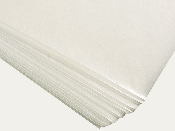 Unbuffered, white silk tissue paper now available in a small size – 75 x 50 cm